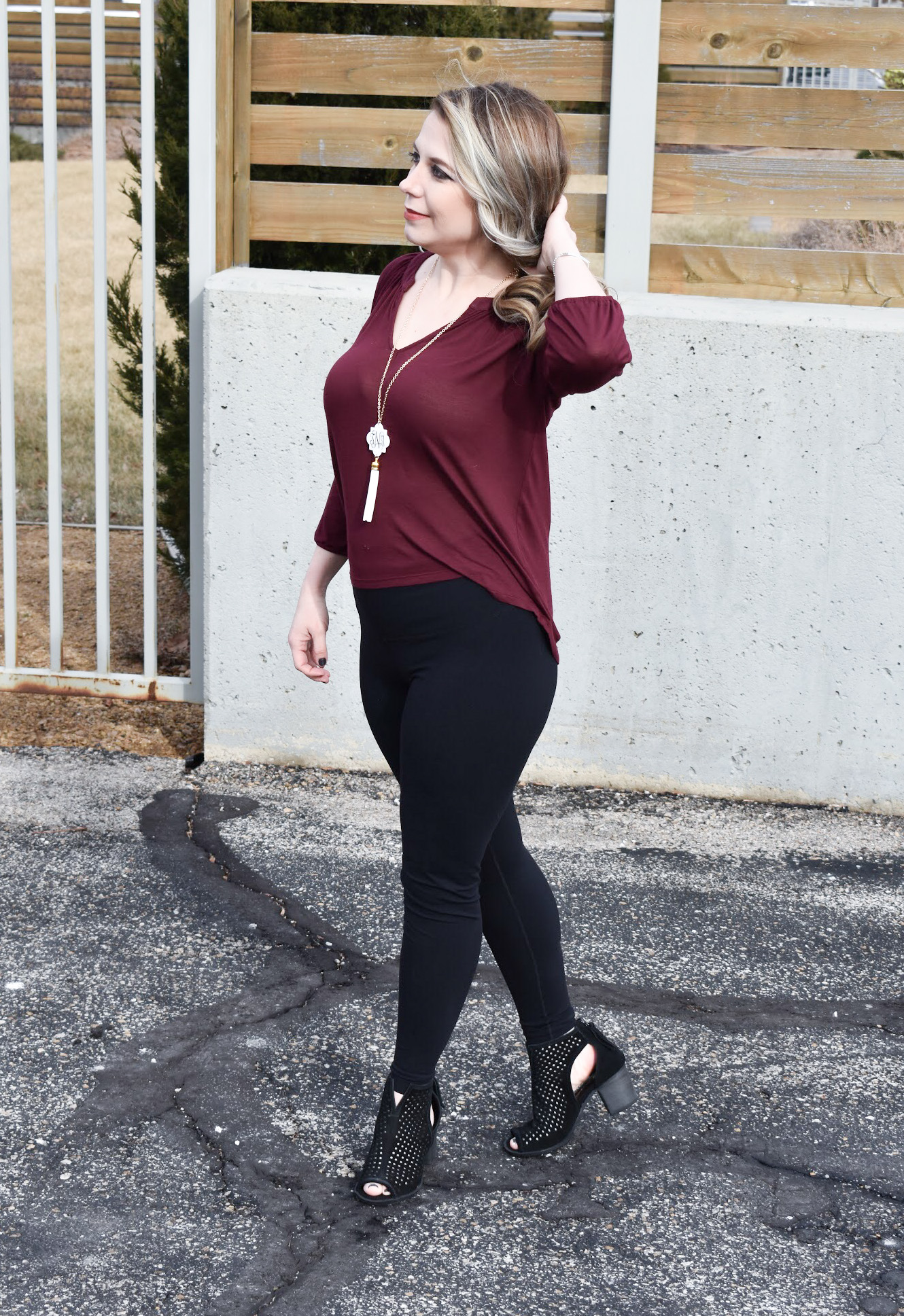 Leggings With a Dress (because...winter) - The Mom Edit