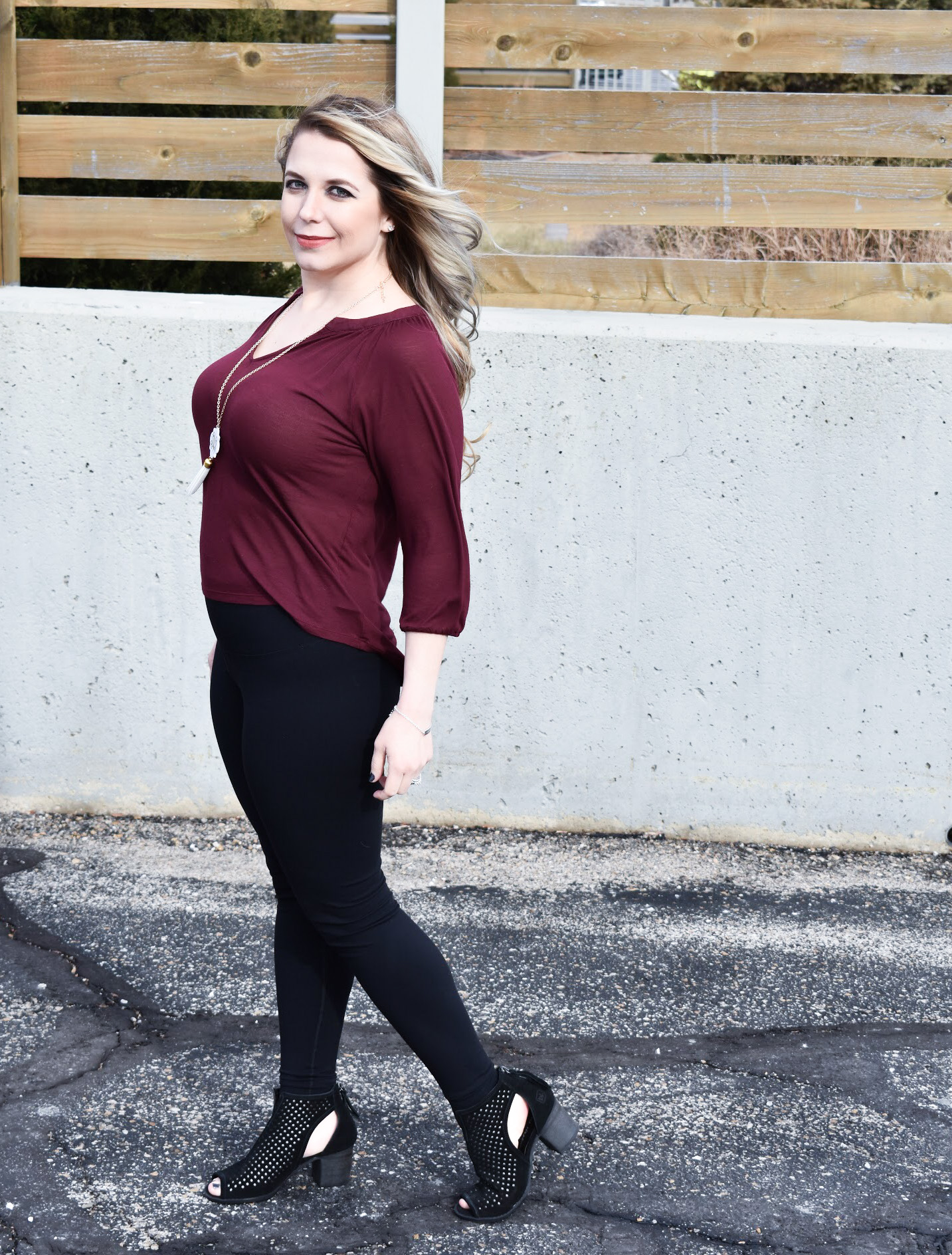 Dress Up Leggings with Ankle Boots 2