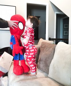 life size spiderman plush