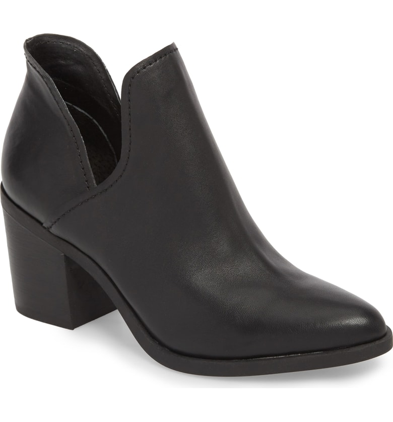 steve madden petra open side bootie