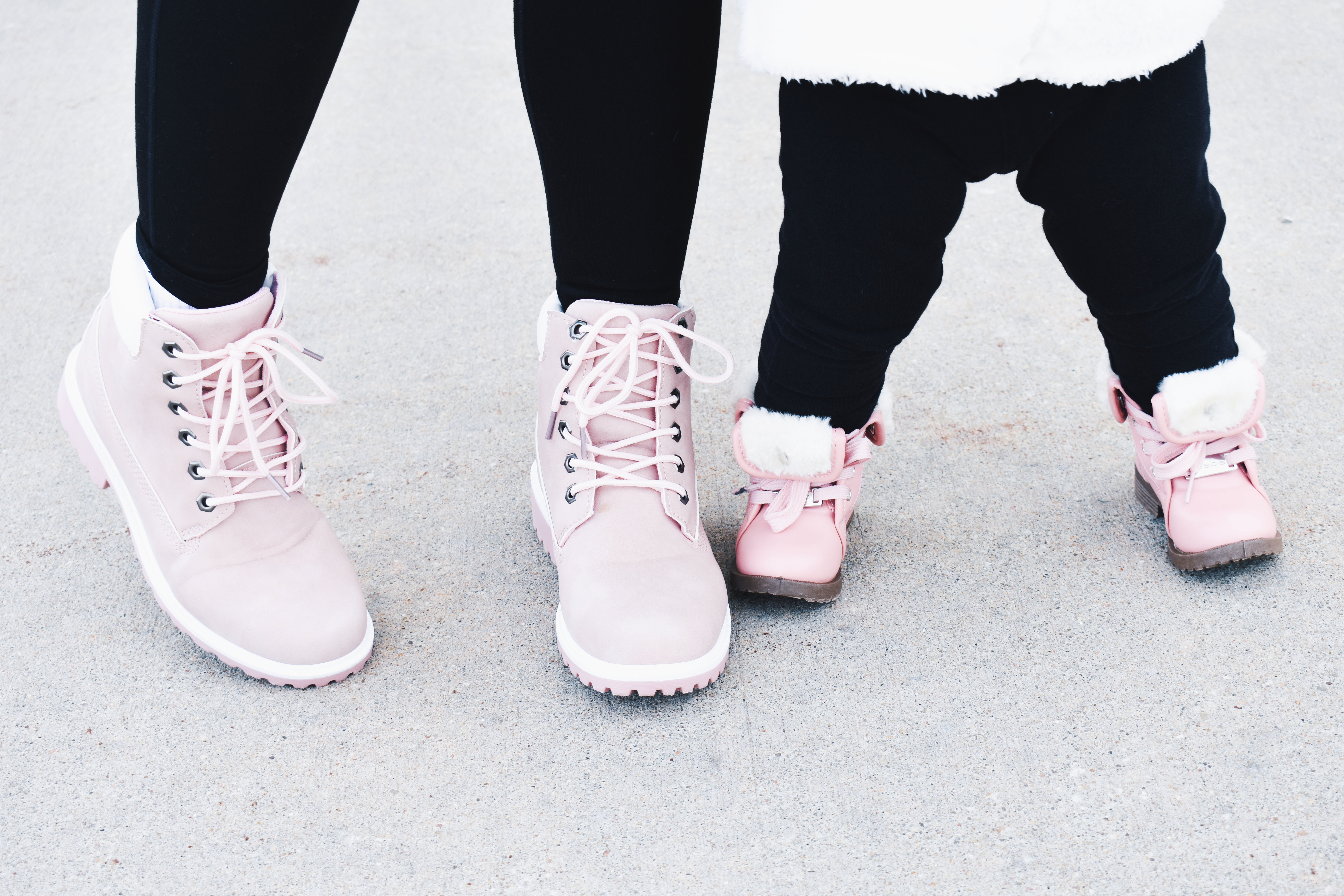 matching sneakers for mom and daughter