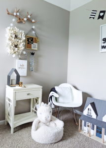 This is the cutest baby girl nursery! Exactly how I want my baby girl nursery to look. I love that it's a baby girl nursery not pink! Baby girl nursery monochrome, grey and white nursery, baby girl nursery ideas not pink. #babygirlnursery #nurserydecor #girlnursery