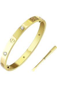 The Best Cartier Dupes on Amazon - Your ultimate guide to Cartier dupes! Cartier love bracelet dupes, Cartier nail bracelet dupes, Cartier Juste Un Clou bracelet dupes, Cartier inspired bracelets on Amazon