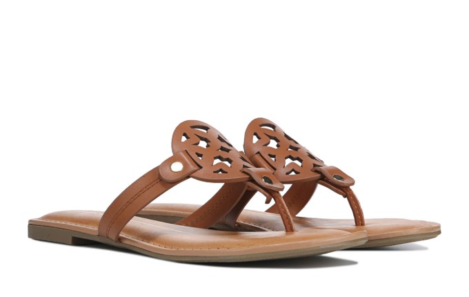 famous footwear tory burch dupe